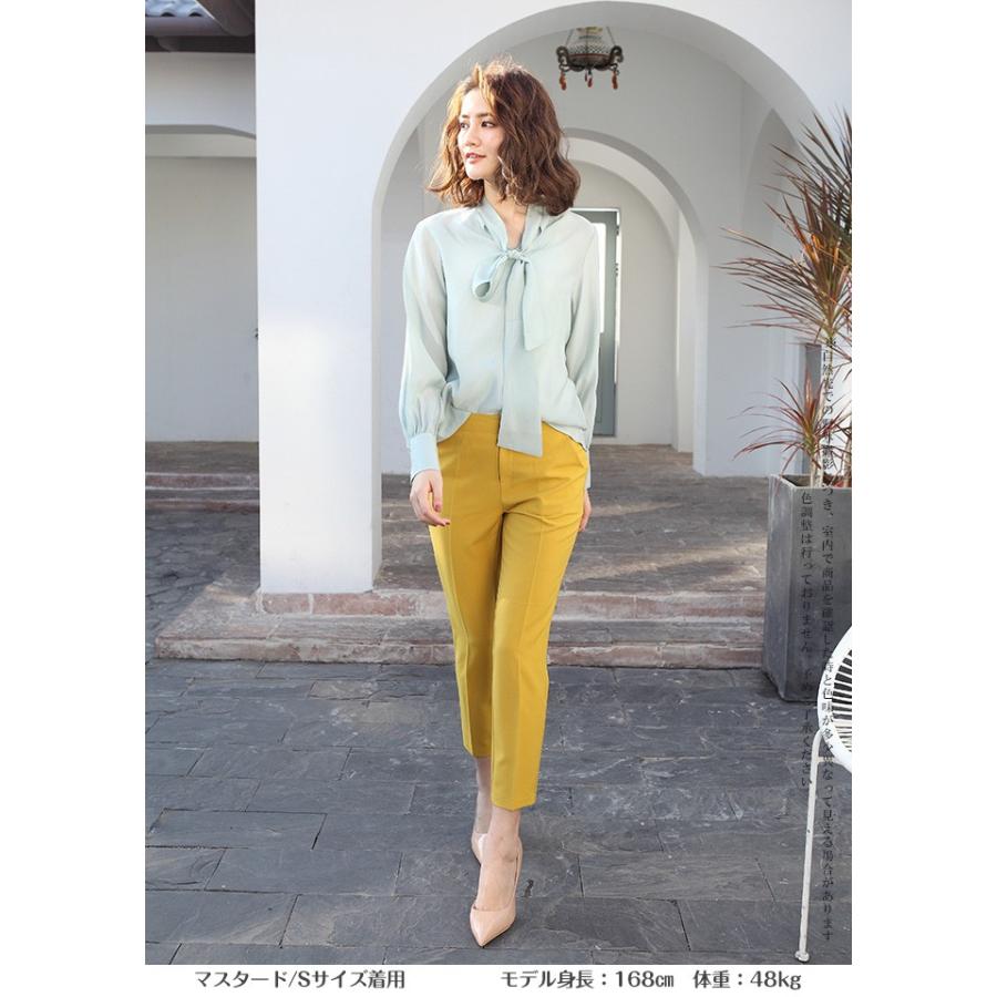 テーパードパンツ クロップドパンツ クロップド丈 9分丈 レディース センタープレス きれいめ ベリーピンク マスタード Darkangel Pag1901 17 Dark Angel ダークエンジェル 通販 Yahoo ショッピング