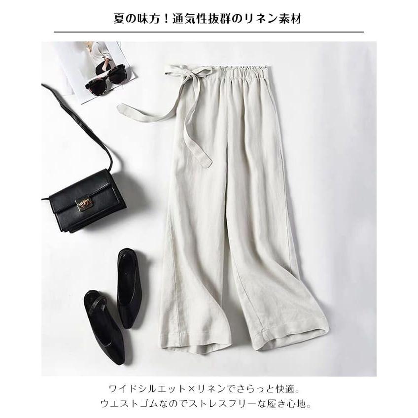 ウエストリボン リネンワイドパンツ パンツ 体型カバー 春夏 きれいめ リネンパンツ ウエストリボン 麻混 リネン 麻パンツ 綿麻 Pam1906 0261 Dark Angel ダークエンジェル 通販 Yahoo ショッピング