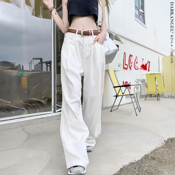 Dark Angel タックワイドレングスデニムパンツ レディース