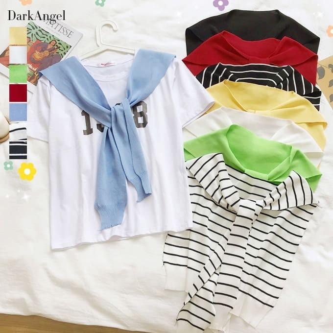 肩掛け風フェイクカーデ ニット フェイクカーデ トップス レディース