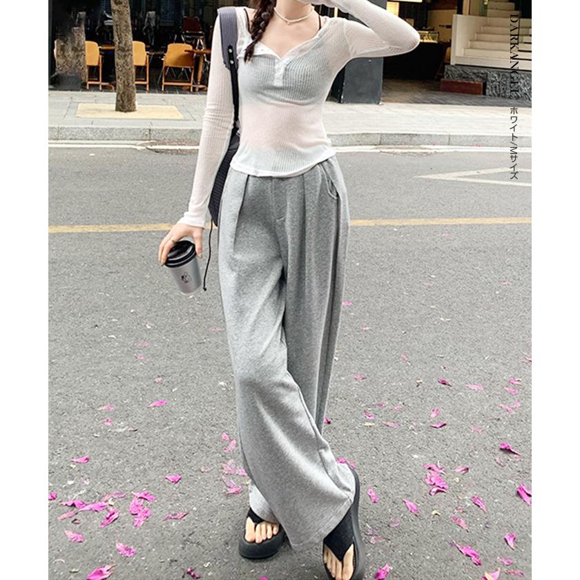 ハイク シアーカットソー ドルマンスリーブ クロップド丈 1 グレー COOL SMOOTH ドルマンスリーブカットソー - SOÉJU online store｜上質