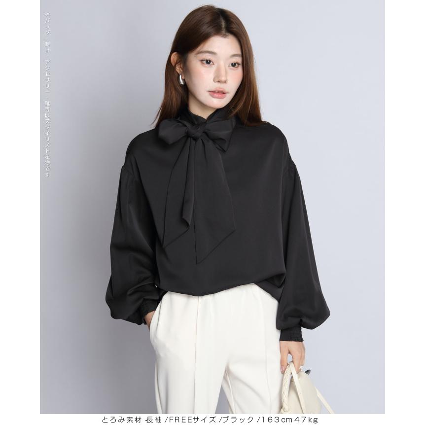 Dark Angel（ダークエンジェル） バルーンスリーブリボンブラウス