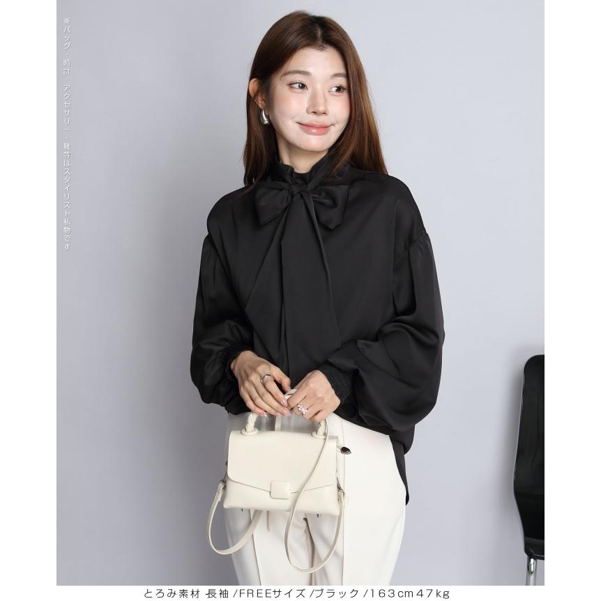 Dark Angel（ダークエンジェル） バルーンスリーブリボンブラウス