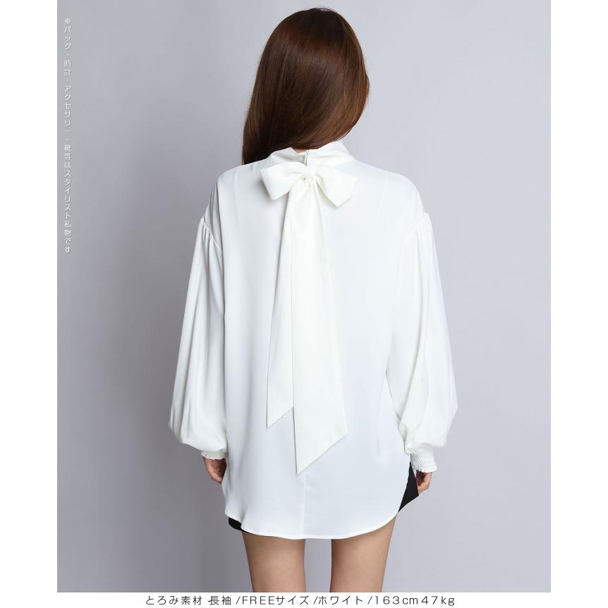 Dark Angel（ダークエンジェル） バルーンスリーブリボンブラウス