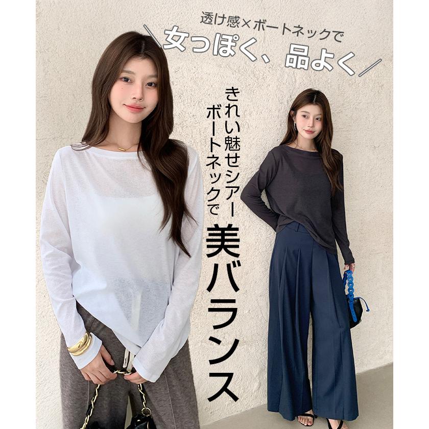 Dark Angel（ダークエンジェル） ロンt レイヤード シアー トップス t