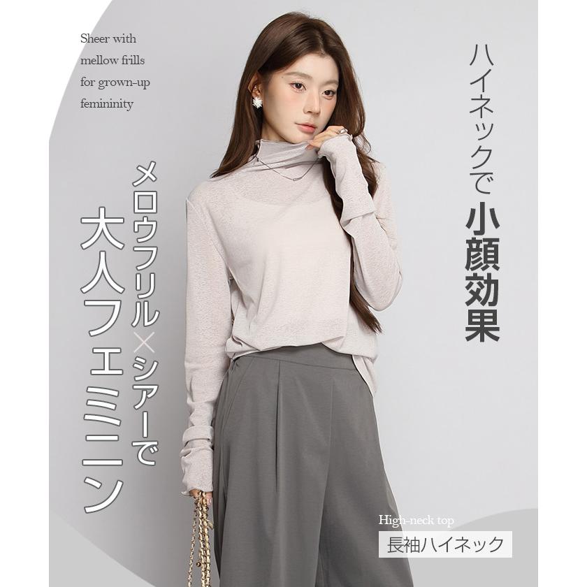 Dark Angel（ダークエンジェル） ロンt レイヤード シアー トップス t