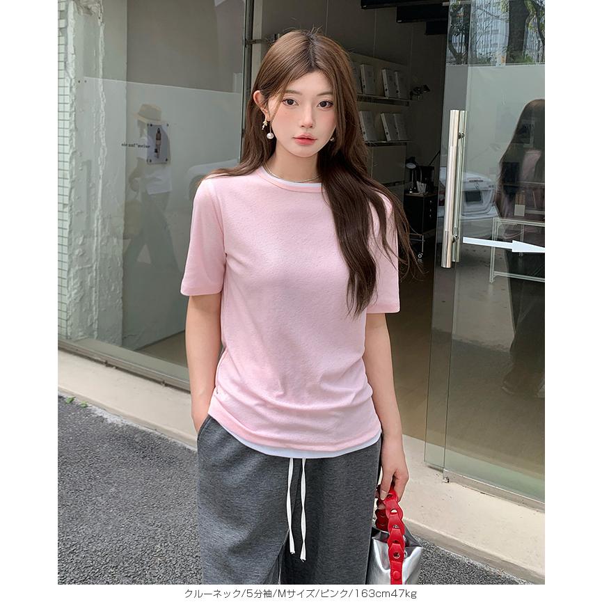 Dark Angel シアー半袖ロングスリーブTシャツ レディース T Dark Angel シアー半袖ロングスリーブTシャツ レディース T