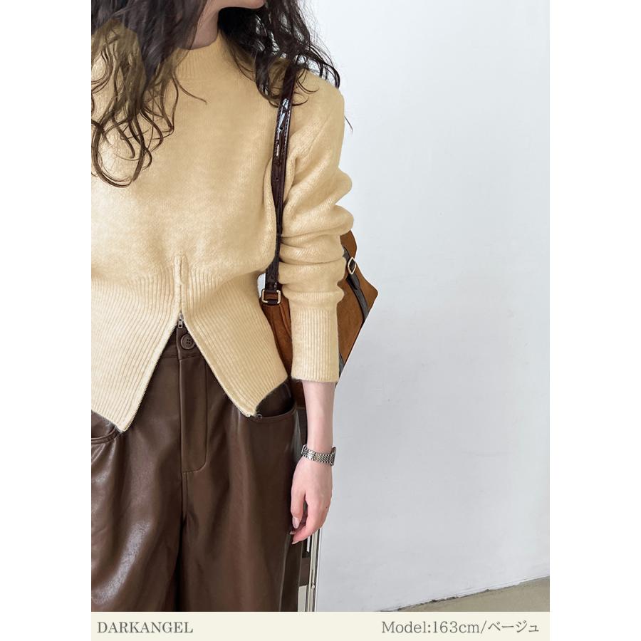 Dark Angel ニット セーター レディース トップス 長袖 クルー