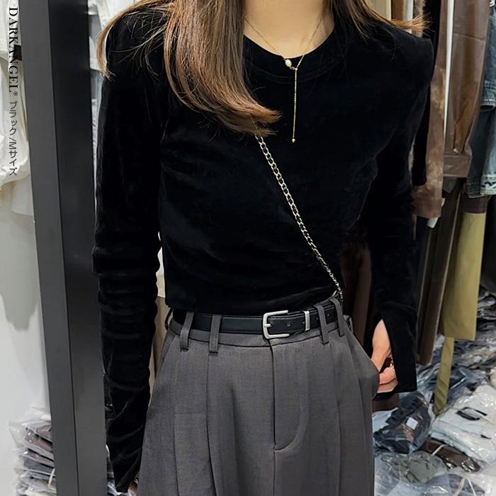 Dark Angel（ダークエンジェル） スリットスリーブベロアトップス