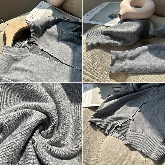 ローレンラルフローレン レイヤード風ニット アイボリー Lサイズ 重ね着風 ローレンラルフローレン レイヤード風ニット アイボリー Lサイズ 重ね着風