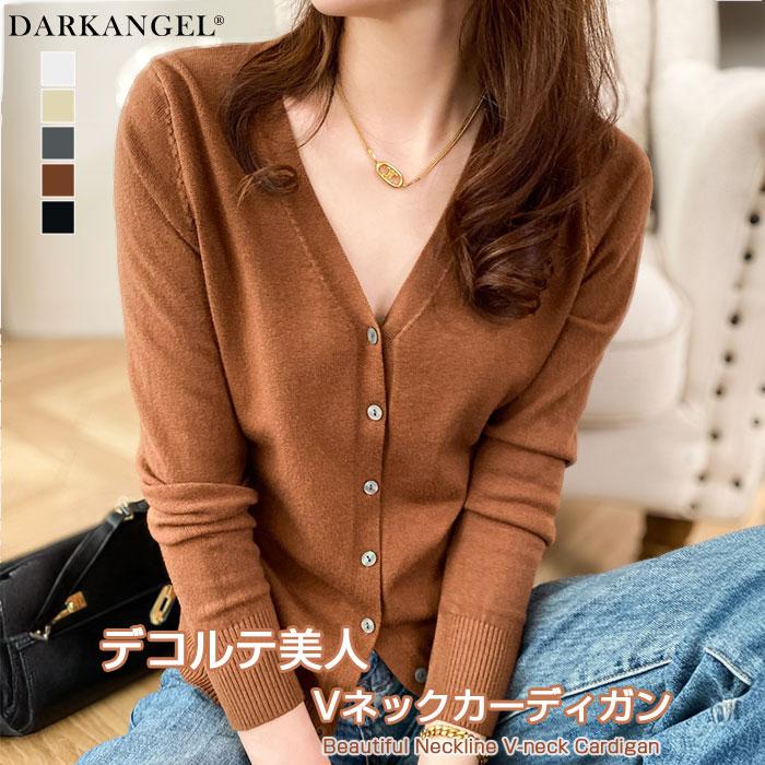Dark Angel トップス カーディガン Vネックカーディガン