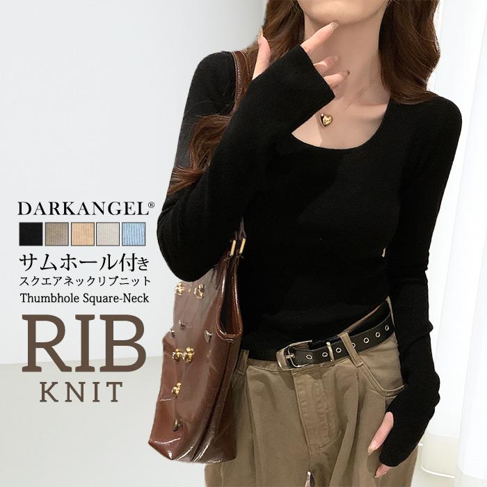 Dark Angel（ダークエンジェル） ニット トップス スクエアネック