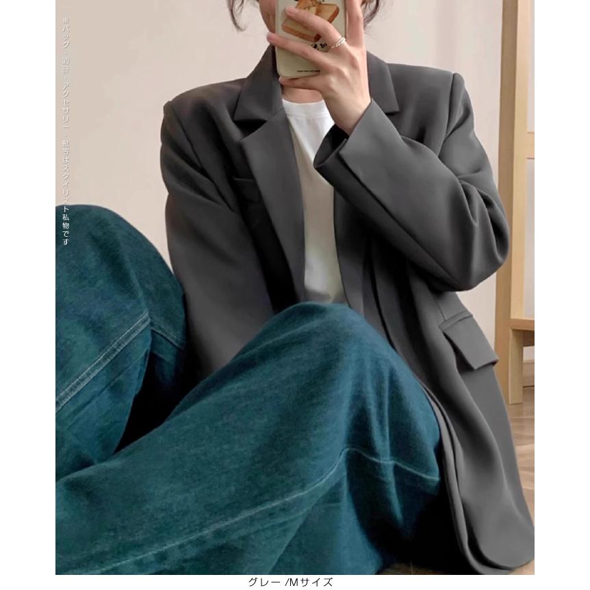 ダークグレー オーバーサイズジャケット Dark Angel（ダークエンジェル） ジャケット テーラードジャケット