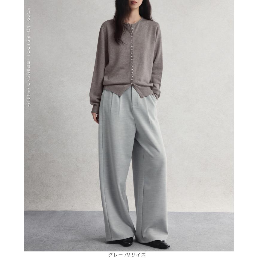 極美品♡ルネ♡双子パール　カーディガン パールボタンカーディガン