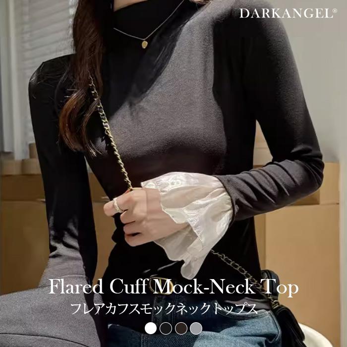 トップス フレア袖トップス フレアカフストップス レディース 春 秋