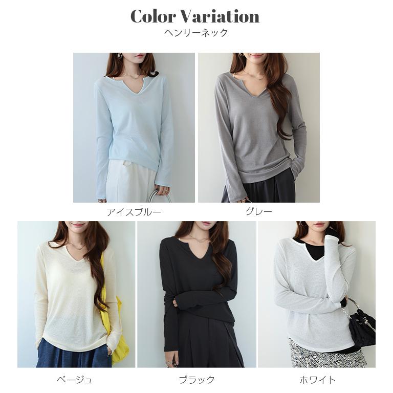 Dark Angel（ダークエンジェル） シアー ロンT リブ レイヤード