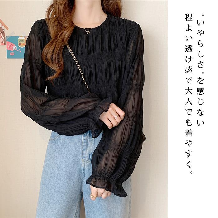 Dark Angel 春の透け感シフォンブラウス シフォン レディース Dark Angel 春の透け感シフォンブラウス シフォン レディース