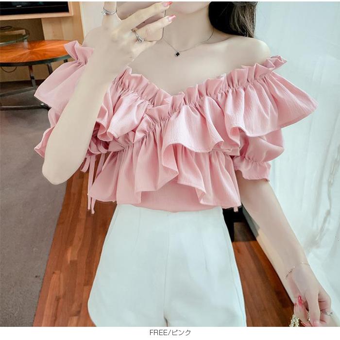 Dark Angel ウエストゴムオフショルブラウス ブラウス