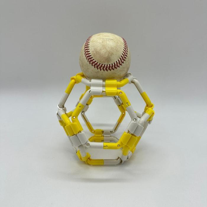 虎柄サインボールスタンド 8面ブロック トラ柄 タイガー tiger ボールスタンド ディスプレイ ボール置き台 ボール収納 記念ボール |  | 06