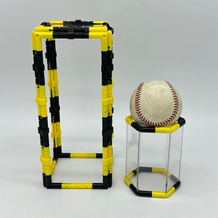 虎柄 サインボール チューブ スタンド 11cm高 ケースセット トラ柄 タイガー tiger ボールスタンド ディスプレイ ボール置き台 ボール収納 |  | 04