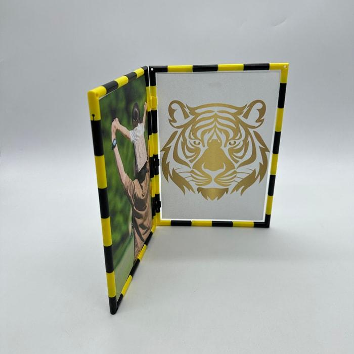 虎柄フォトフレーム A5 2面 アニマル柄 トラ柄 タイガー tiger 写真たて 父の日 敬老の日 プレゼント ギフト 透明 干支 お祝い |  | 04