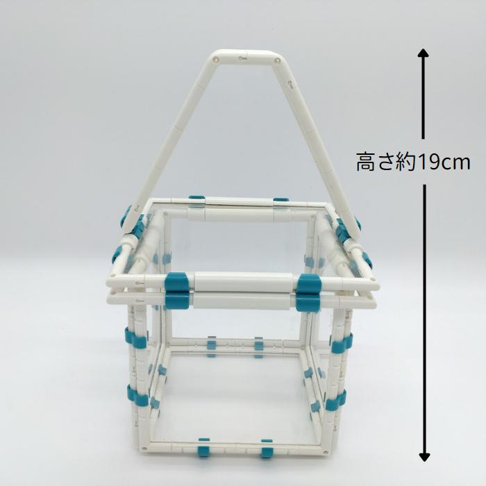 アニマルケージ バスケット 正方形【小】組み立てキット キャリーケース キャリー ポータブルケージ 掃除 お出かけ 旅行 病院 ニューノーマルブロック |  | 02