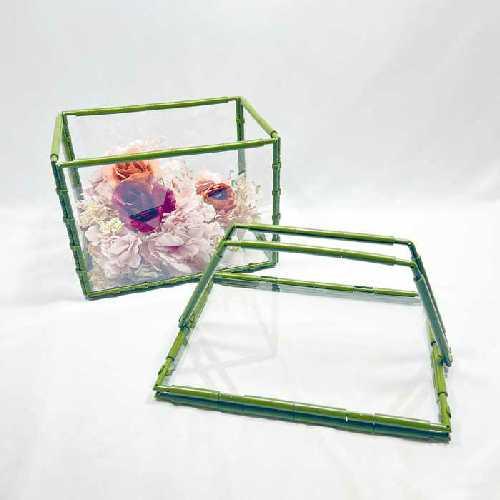 フラワー ケース バスケット A4 クリア カバー 花 透明 おしゃれ インテリア デザイン かわいい プレゼント ニューノーマルブロック |  | 03