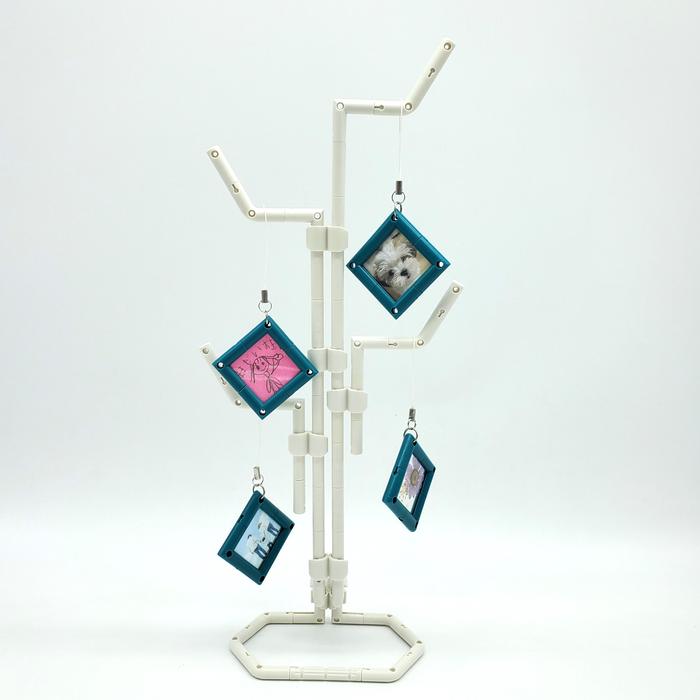 自由研究キーホルダースタンド 組み立てキット ディスプレイ フックスタンド 夏休み 宿題 小学生 男の子 女の子 知育 ニューノーマルブロック |  | 04