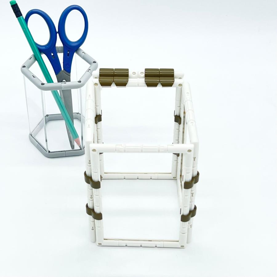 ハムスターサークル ダストボックス【小】ごみ箱 ごみ入れ 整理整頓 引っ掛け 吊り下げ 透明 クリア ニューノーマルブロック | 