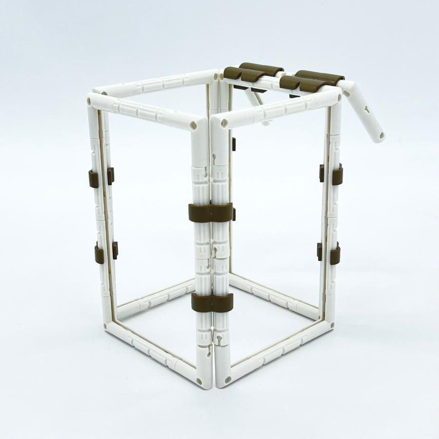 ハムスターサークル ダストボックス【小】ごみ箱 ごみ入れ 整理整頓 引っ掛け 吊り下げ 透明 クリア ニューノーマルブロック |  | 01