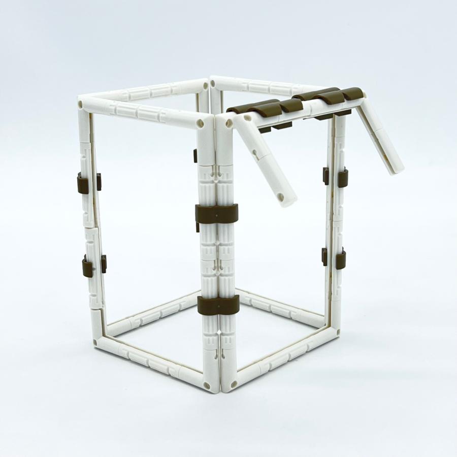 ハムスターサークル ダストボックス【小】ごみ箱 ごみ入れ 整理整頓 引っ掛け 吊り下げ 透明 クリア ニューノーマルブロック |  | 02