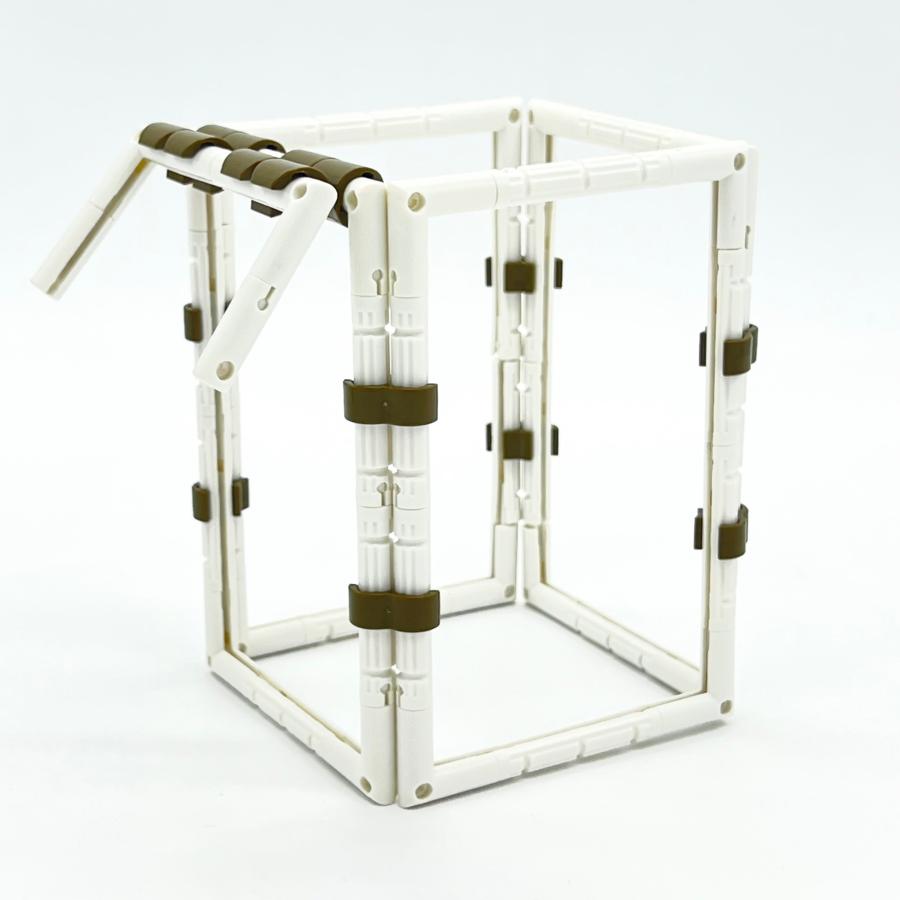 ハムスターサークル ダストボックス【小】ごみ箱 ごみ入れ 整理整頓 引っ掛け 吊り下げ 透明 クリア ニューノーマルブロック |  | 03