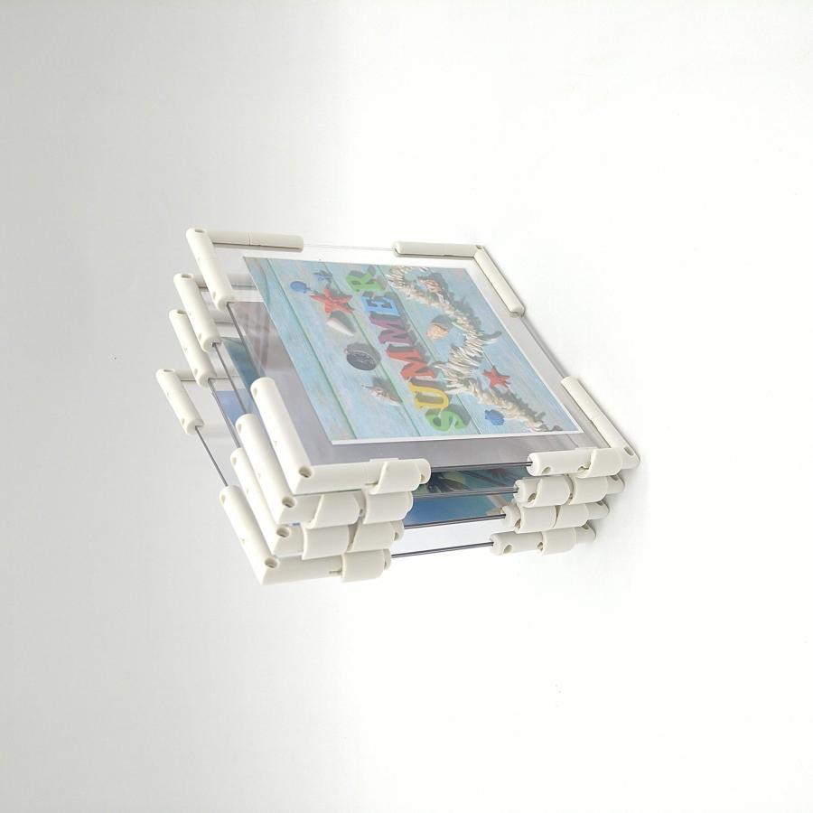 フォトパネル  4面  15cm×15cm 組み立てキット 手作り 考えて創る 写真立て 組み換え自由 ニューノーマルブロック |  | 05