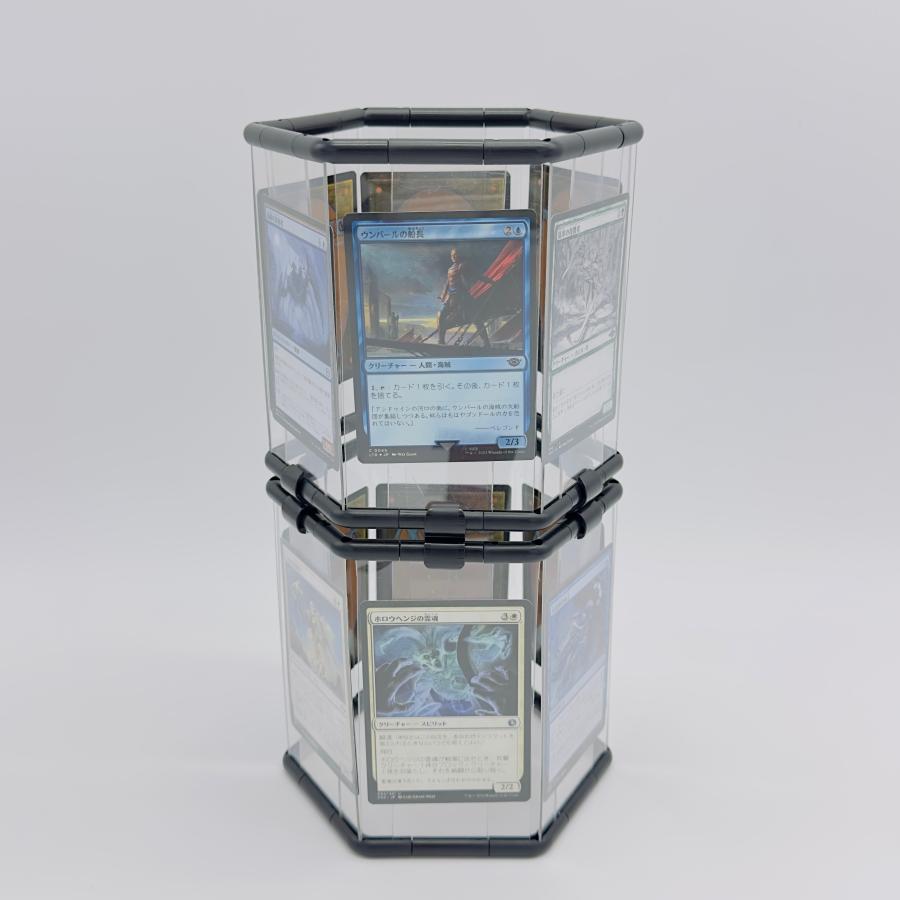 トレーディングカード ディスプレイ用スタンド 1カード2段