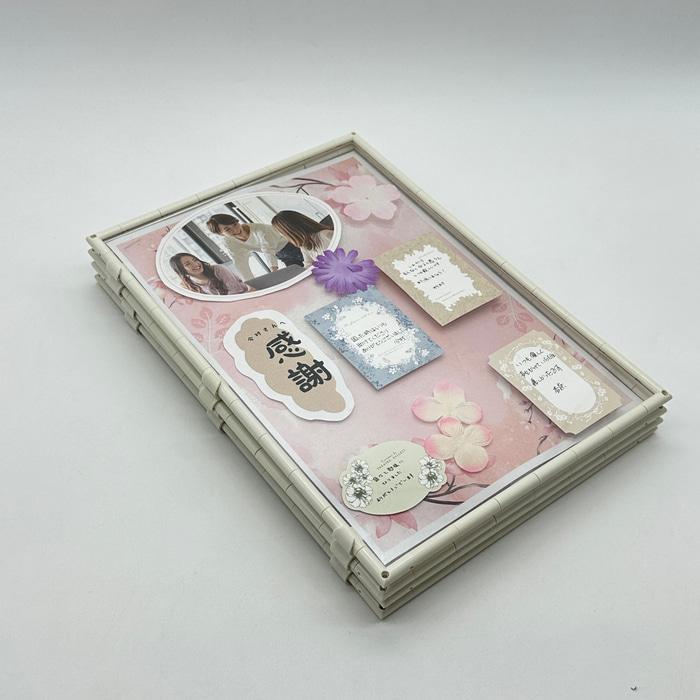寄せ書きメッセージキット メッセージカード付き 4面 A4サイズ ギフト