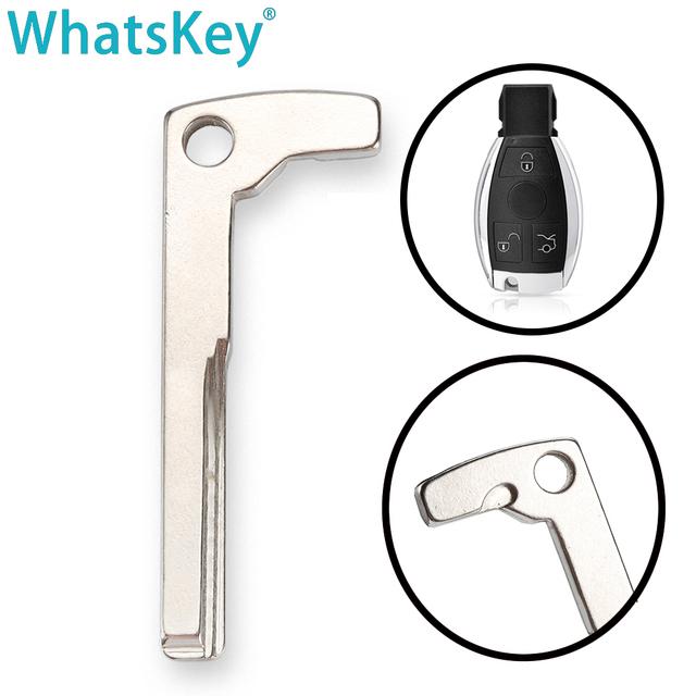 Whatskey-メルセデスベンツ用のスマートキーブレード,空のサンカットインサート,クラスC,w203,w204,w211,w212用のスペアパーツ｜newold-goods｜17