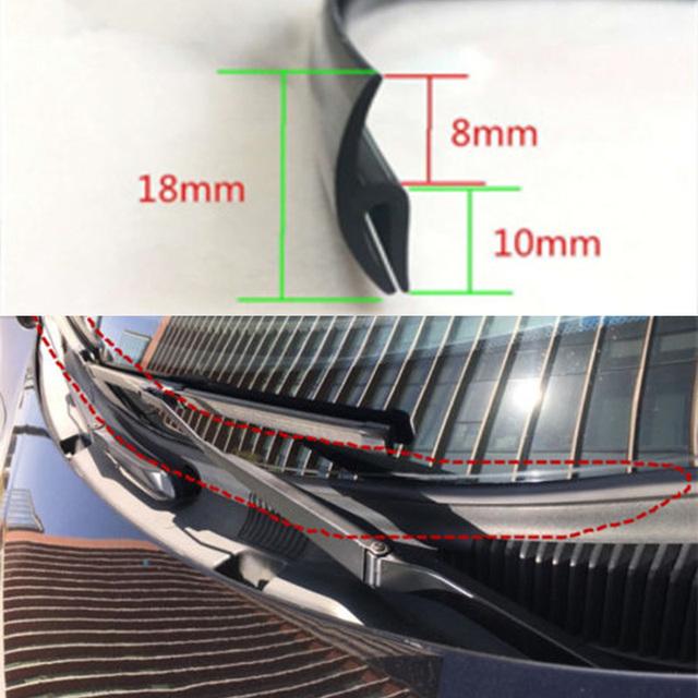 フロントガラスの埋め込み型ゴムストリップ,1.7m,XT,ルノーメガーヌ3 2,クリオ4,5,ダスター,ダックカジャー,2,キャプチャー｜newold-goods｜05