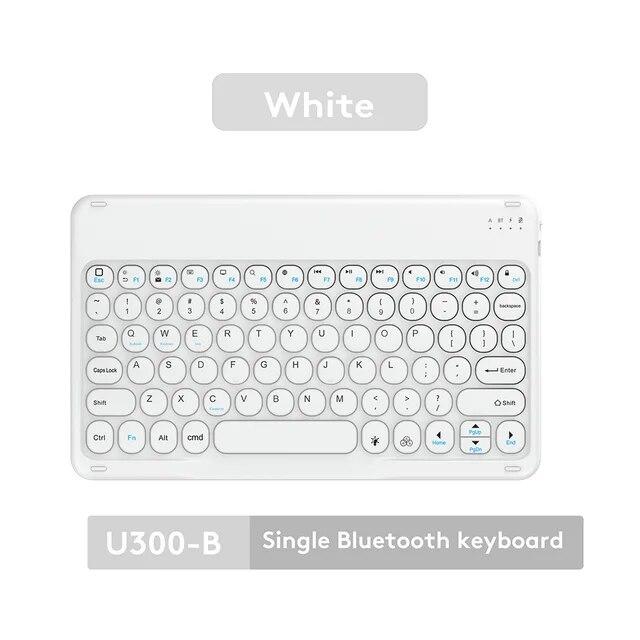 IPad,Samsung,Xiaomi,Huawei,Teclado,Bluetooth,キーボード,マウス用のワイヤレスキーボード｜newold-goods｜32