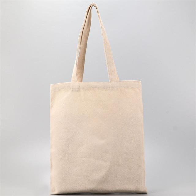 再利用可能な天然綿の野菜のバッグ,キャンバスのハンドバッグ,トートバッグ,ロゴプリント,5個｜newold-goods｜13