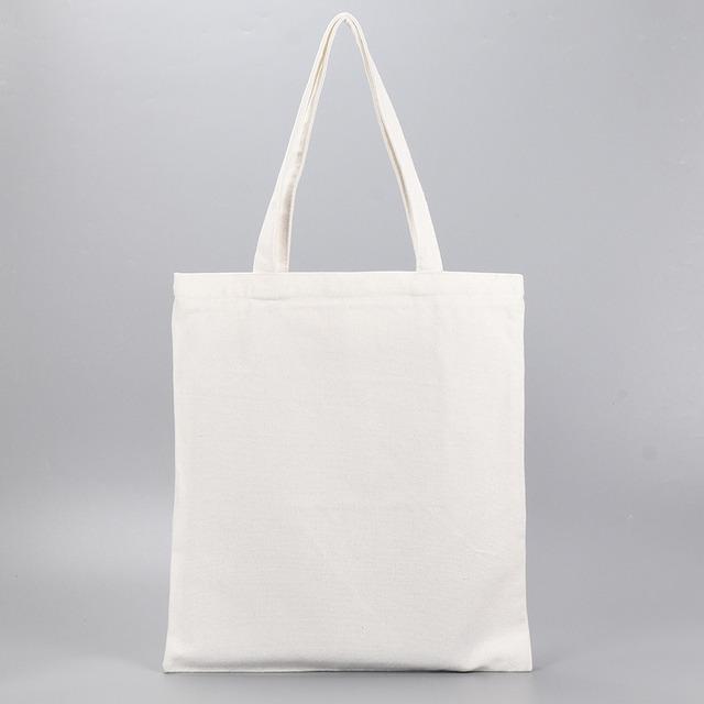 再利用可能な天然綿の野菜のバッグ,キャンバスのハンドバッグ,トートバッグ,ロゴプリント,5個｜newold-goods｜14