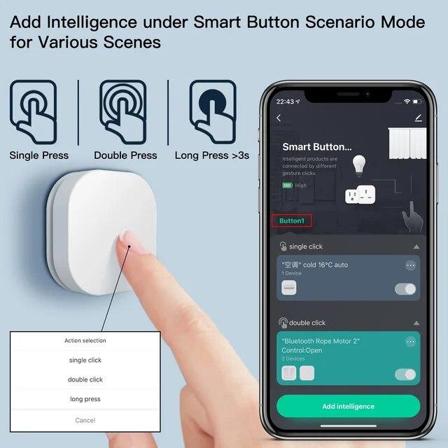 Smart Life,Tuya,Zigbee,ワイヤレス,リモートコントロール,マルチステージリンペアリング,バッテリー駆動自動化を備えたリモートコン｜newold-goods｜09