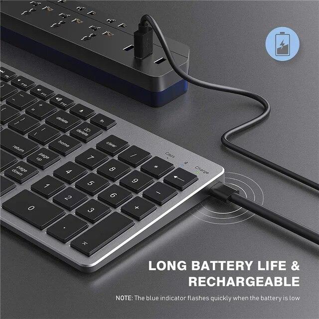 MacBook,Mac,iOS,iPad用の超薄型ワイヤレスBluetoothキーボード｜newold-goods｜05