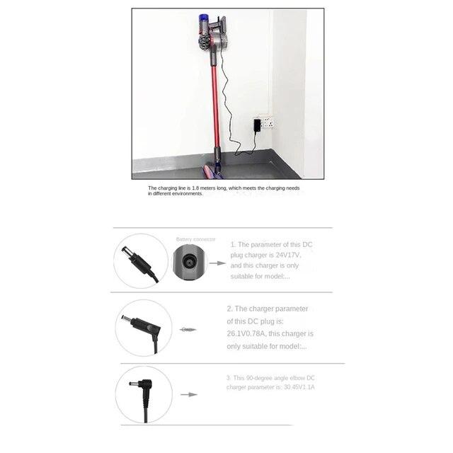 充電器dyson v8 v7 v6 sv03 dc58 dc59,ハンズフリー,コードレス掃除機用｜newold-goods｜03