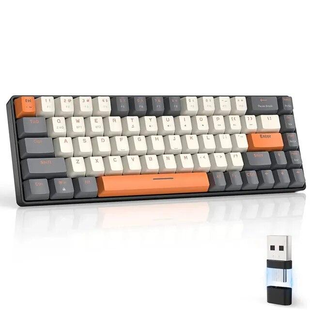 60% ワイヤレスメカニカルキーボードBluetoothデュアルモード 60% ワイヤレスメカニカルキーボードBluetoothデュアルモード