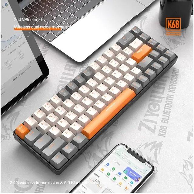 60% ワイヤレスメカニカルキーボードBluetoothデュアルモード 60% ワイヤレスメカニカルキーボードBluetoothデュアルモード