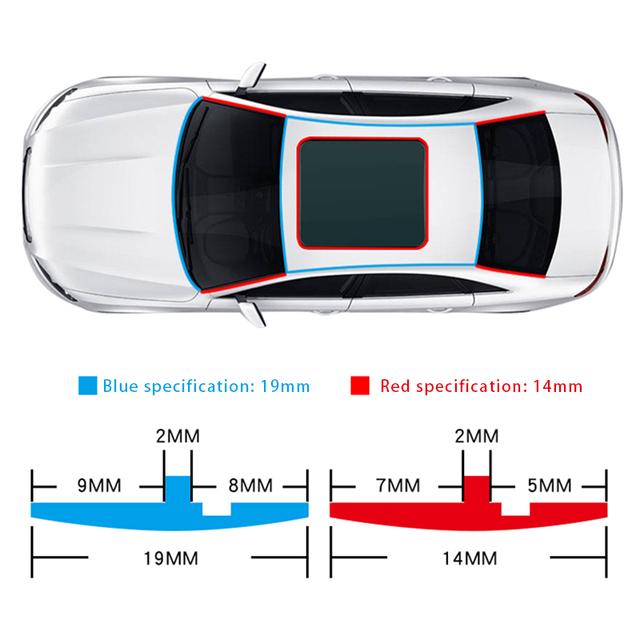 Seametal-車のガラスの窓用のシールストリップ,防水,防塵｜newold-goods｜10