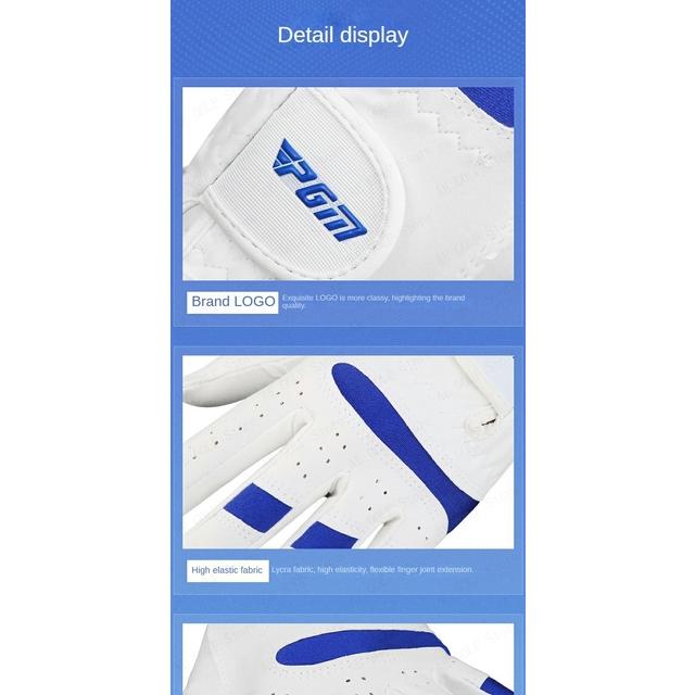 PGMジュニアゴルフグローブマイクロファイバークロス通気性耐摩耗性ソフトマイクロファイバー1ペア子供用スポーツグローブst024｜newold-goods｜20