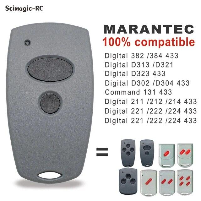 Marantec-ガレージドア用のリモート制御デュプリケーター,868MHz,433MHz,382mm,d302 d304,384およびmhz｜newold-goods｜18