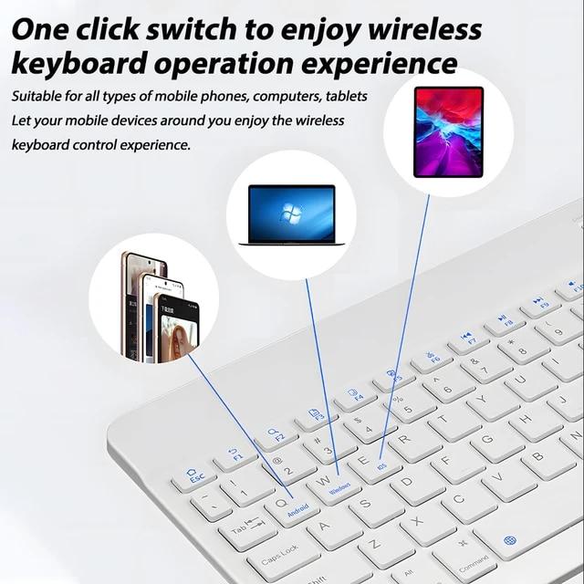 Pocoke-ミニBluetoothキーボードとマウス,iPadおよびiPhone用,ワイヤレスアクセサリー,iOS, Android, Window｜newold-goods｜22