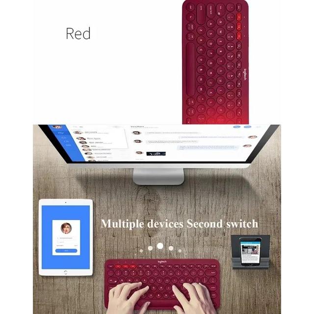 Bluetooth Logitech-k380ワイヤレスキーボード,タブレット,iPad,オフィス用｜newold-goods｜14